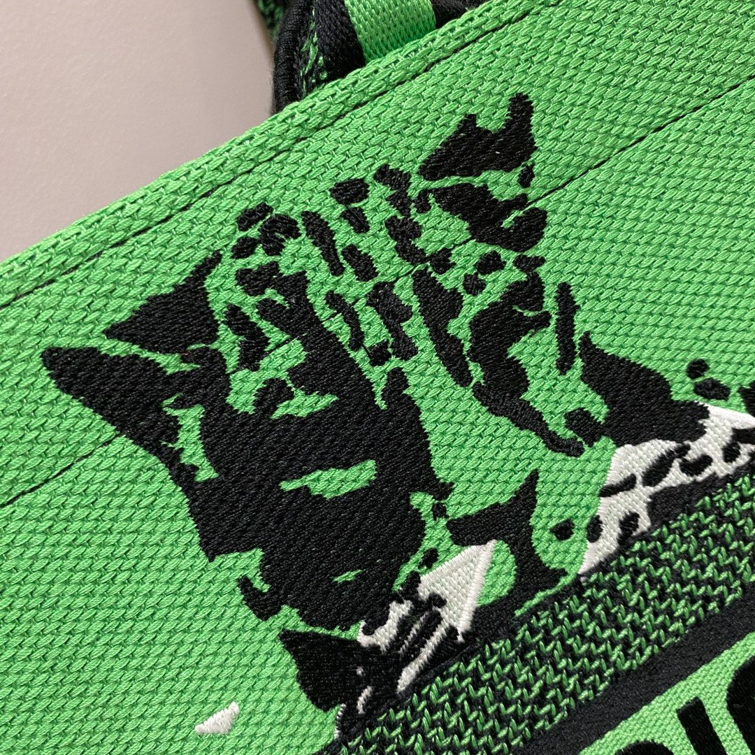 迪D家 Book Tote-中號36.5cm-彩色叢林系列