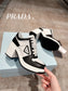 普P家-2022早春新款 運動風粗跟鞋 黑色