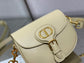 Dior Bobby-小號18cm-奶油杏色牛皮