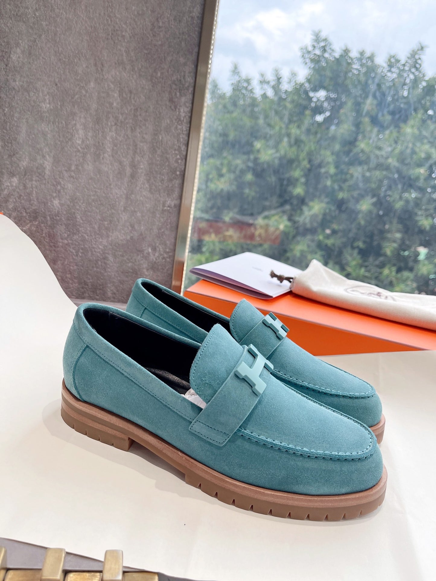 小愛款-22FW 樂福鞋 藍色