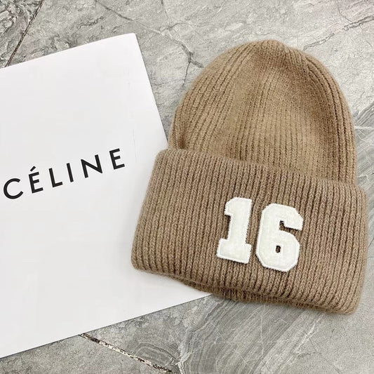 賽C家-兔毛羊毛 多色針織毛帽