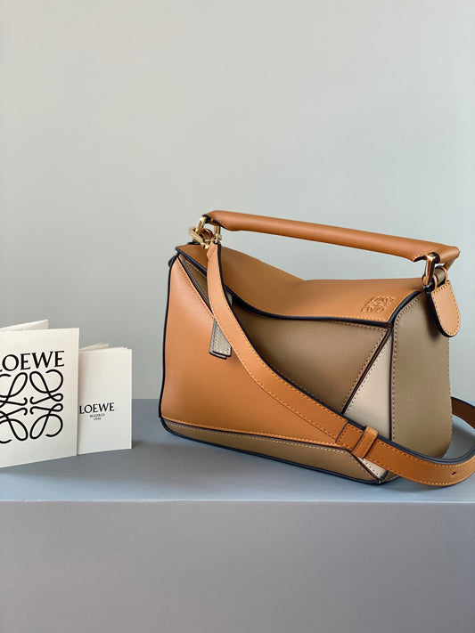 羅L威-Puzzle bag 小牛皮 小號