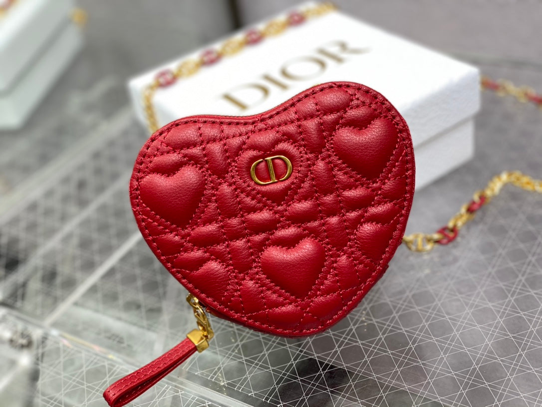 Dior-Caro愛心包 鍊條包