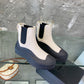 Jil sander-2022新款 帆布短靴 白色