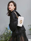 Dior Caro 小號20cm-白色小牛皮