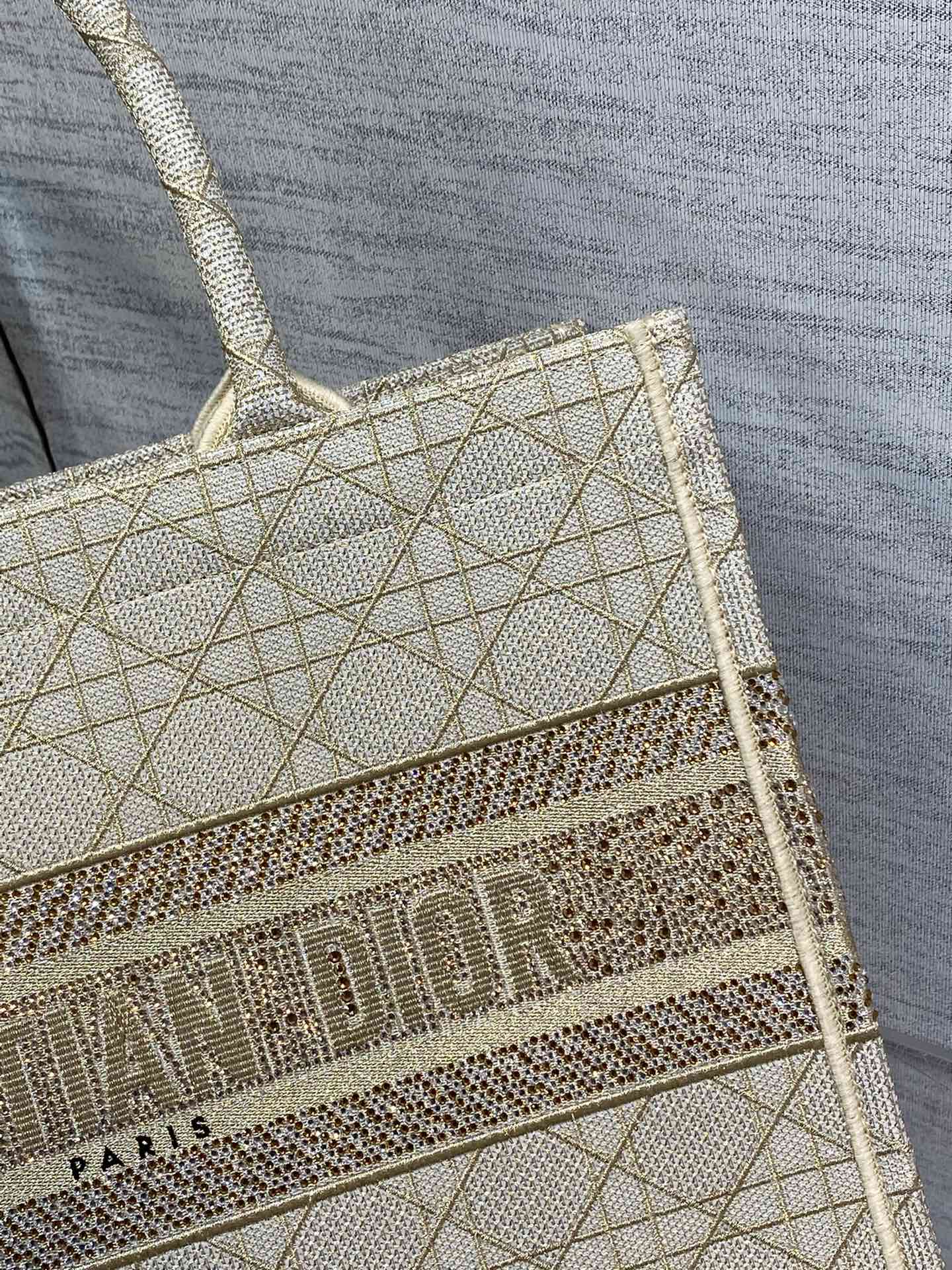 迪D家 Book Tote-中號36.5cm-刺繡