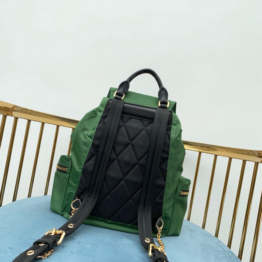 巴B家-Rucksack軍旅背包 綠色 中號
