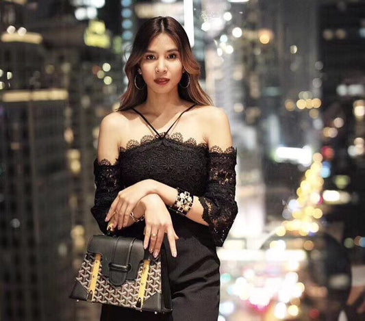 戈G家-Saigon 西貢包 黑色 上身圖