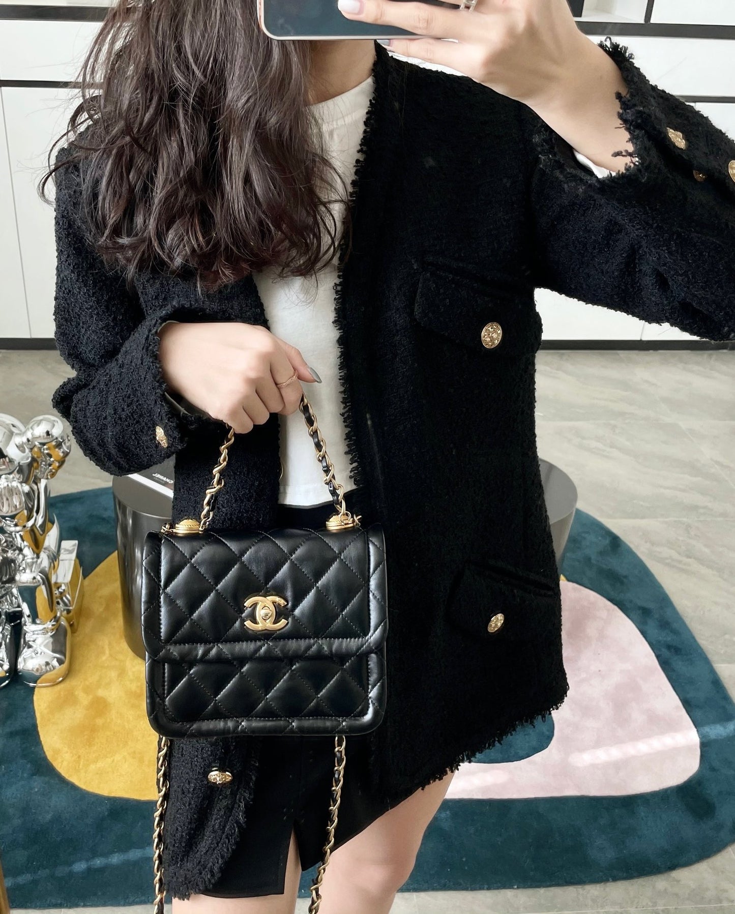 Chanel 金幣豆腐包