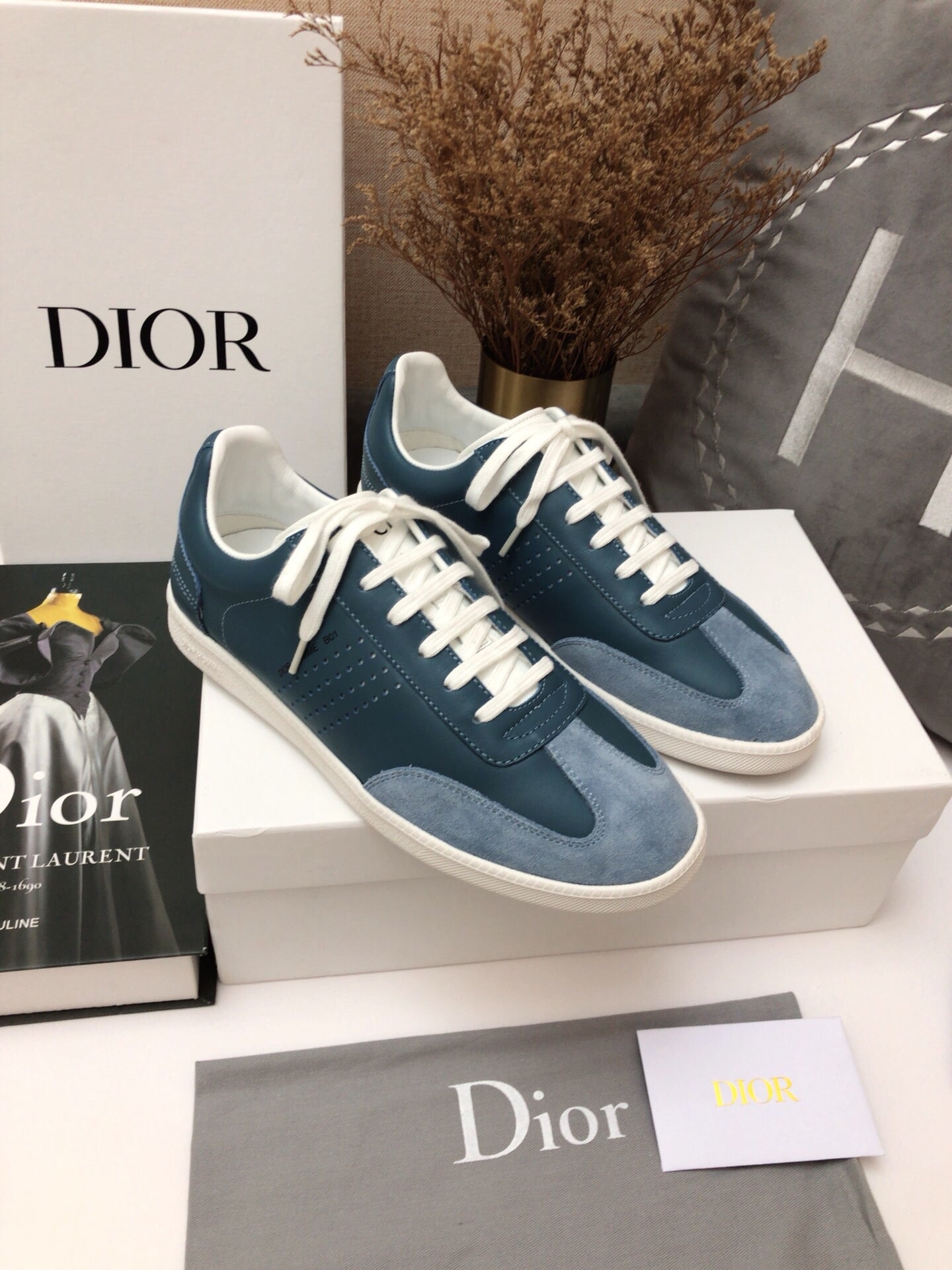 迪D家-休閒鞋 男女同款 情侶款（藍色）