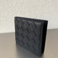 B編織-大編織格子 短夾 羊皮 12×12cm