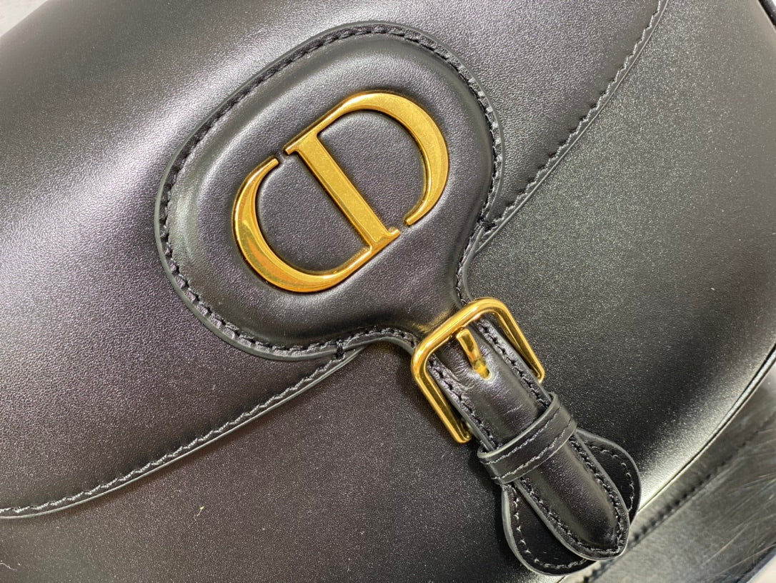 Dior Bobby-大號27cm-黑色牛皮
