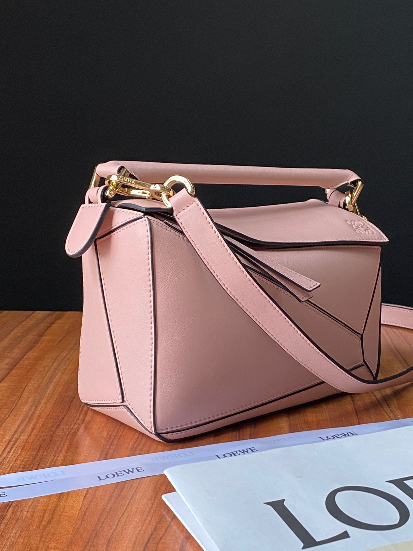 羅L威-Puzzle bag 小牛皮 小號