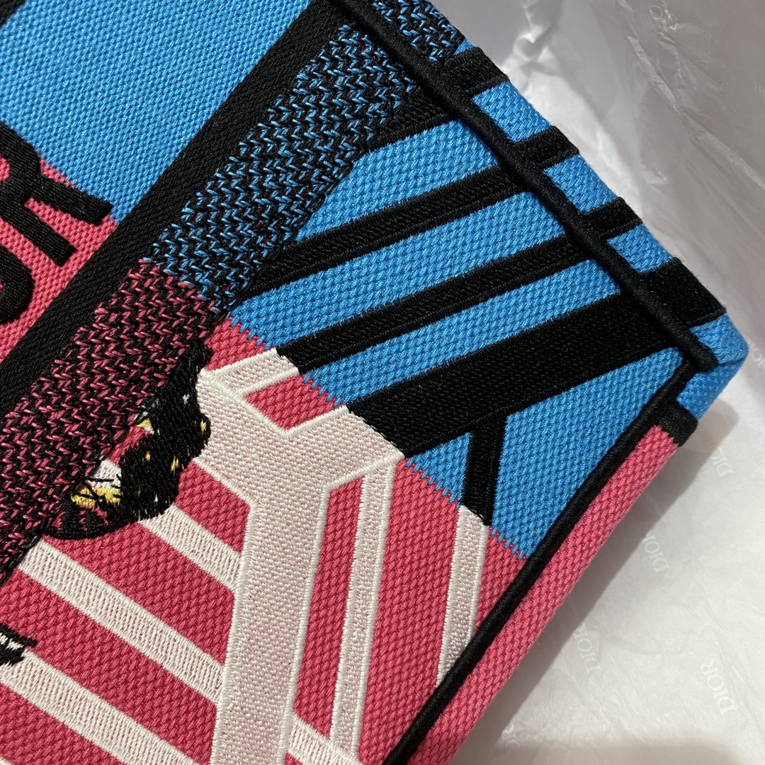 迪D家 Book Tote-中號36.5cm-彩色叢林系列