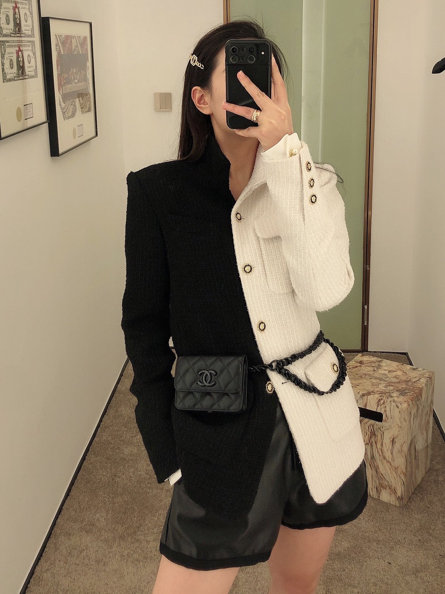 Chanel 黑色卡包