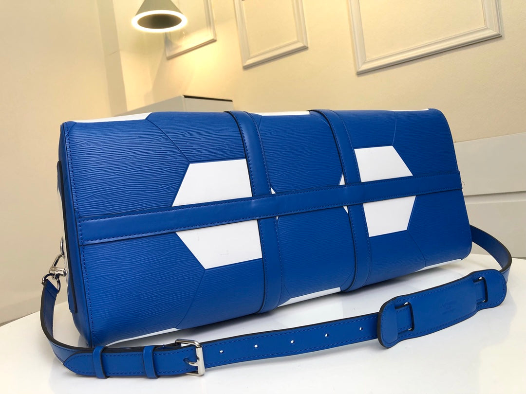 Lou-Keepall 50旅行袋 藍色