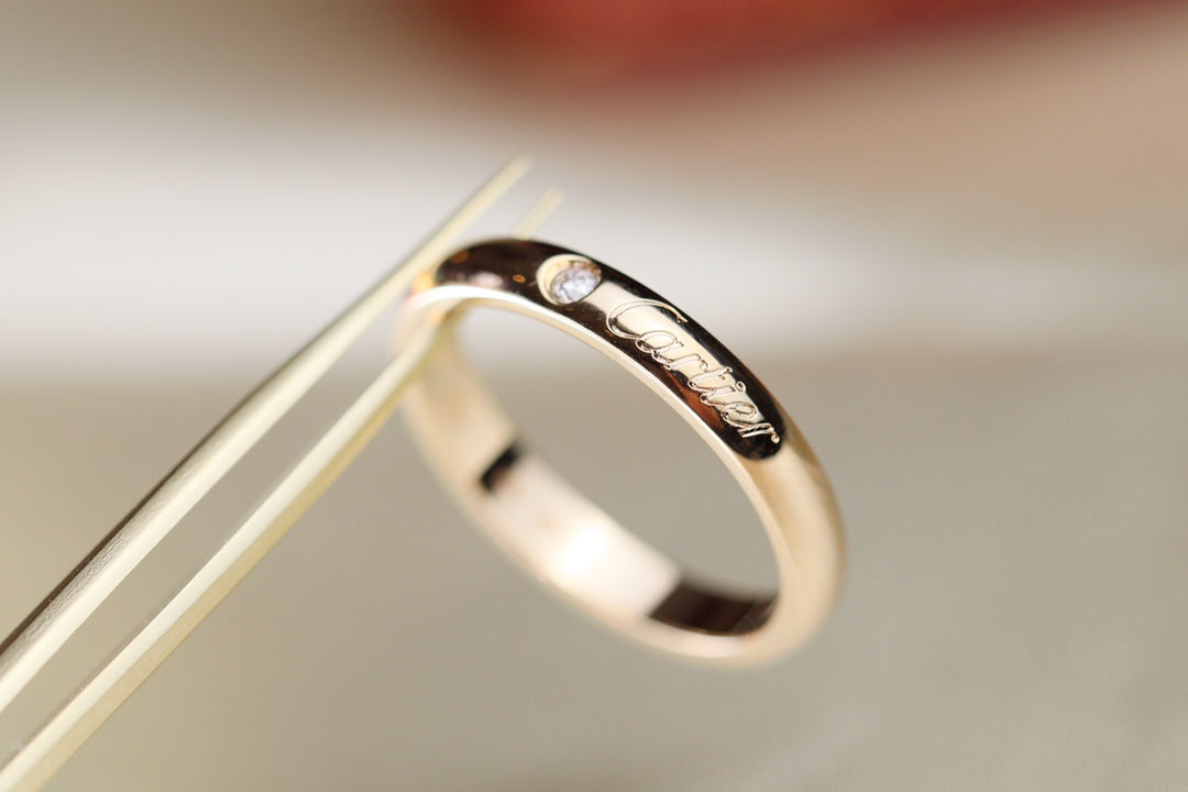 Cartier 一顆鑽石戒指