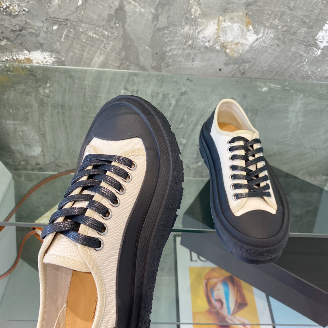 Jil sander-2022新款 帆布鞋 白色