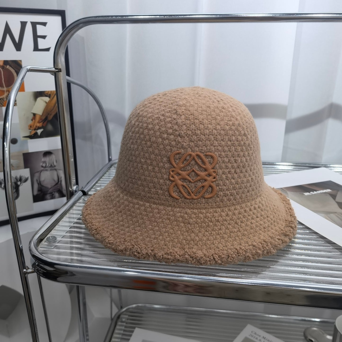 羅L威-羊羔毛漁夫帽