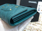 Chanel 復古CC荔枝牛皮-翻蓋中夾-復古五金