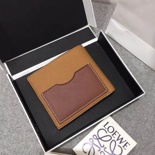 Loewe 男款對折短夾