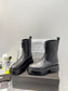 Jil sander-2022秋冬新款 前拉鍊厚底靴