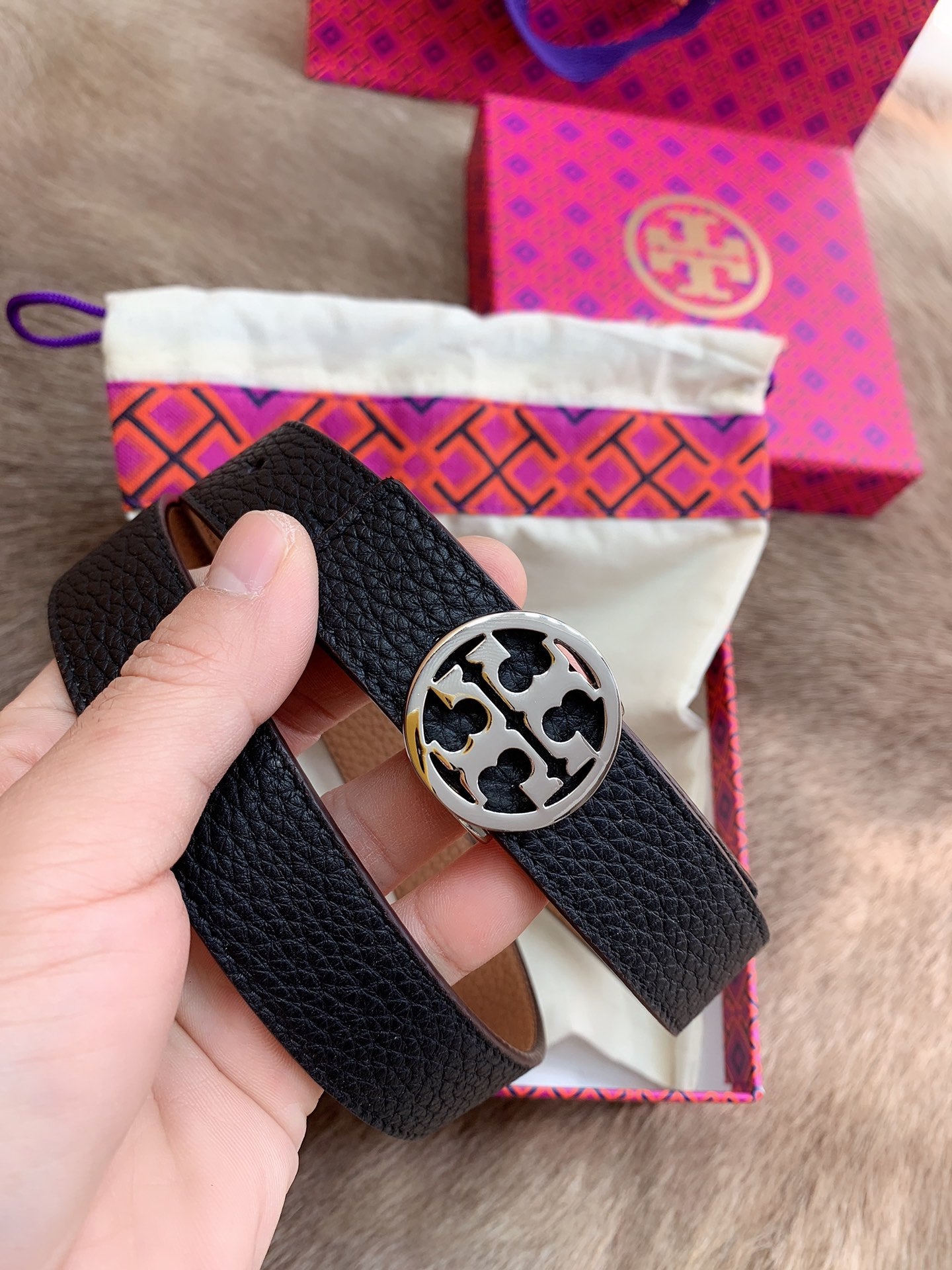 TORY BURCH-皮帶-2.5cm