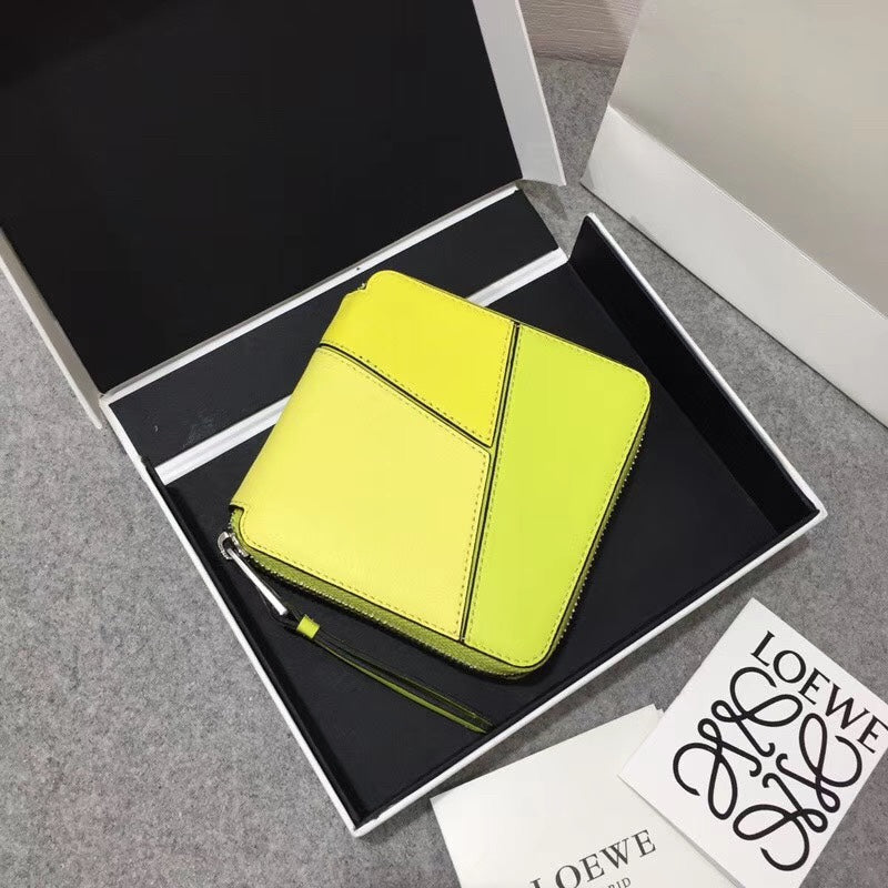 Loewe Puzzle系列 拉鍊短夾