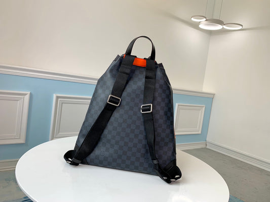 N40170 路L家-Damier Cobalt 抽繩雙肩包