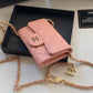 Chanel CF鏈條零錢卡包