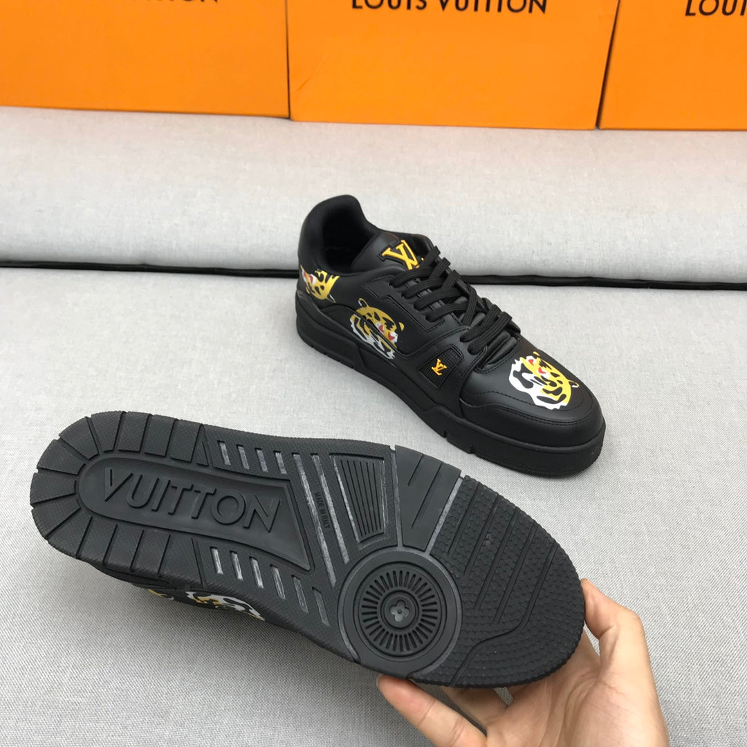 Lou-TRAINER 板鞋 休閒鞋 黑色