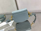 Dior Bobby-小號18cm-藍色牛皮