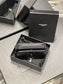 YSL 拉鍊短夾 黑色黑扣