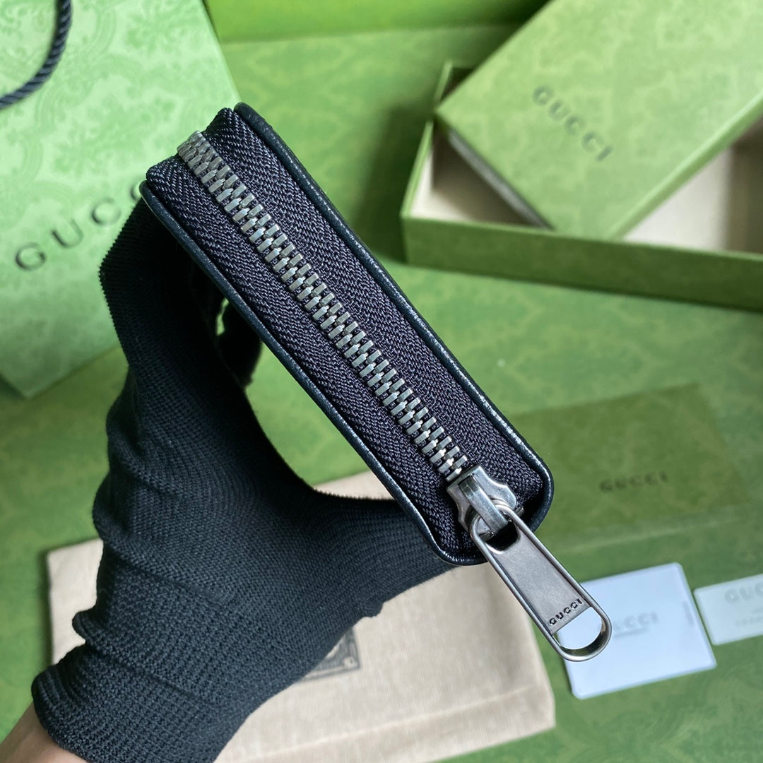 Gucci 男款拉鍊長夾