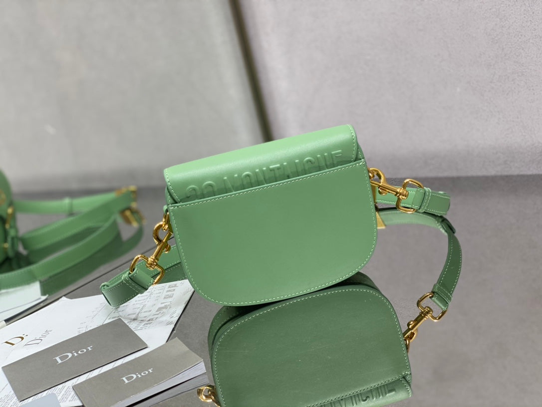 Dior Bobby-小號18cm-薄荷綠牛皮