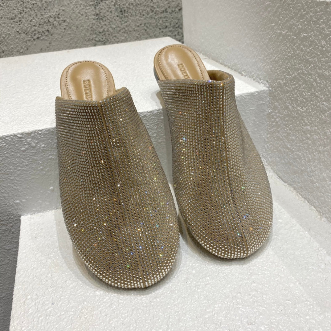 B編織-22S官網秋冬新品 豆豆鞋底鑽拖（35-39，40-42可訂製）