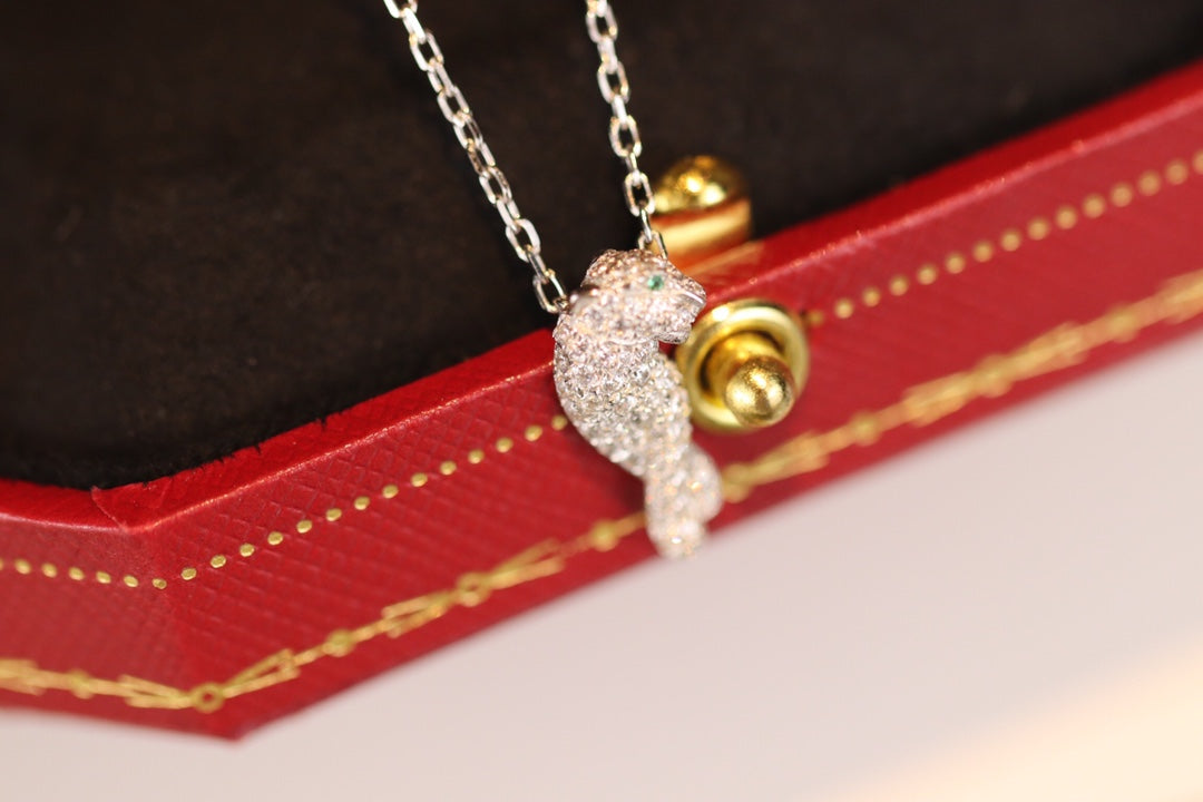 Cartier 美洲豹系列 小款項鍊