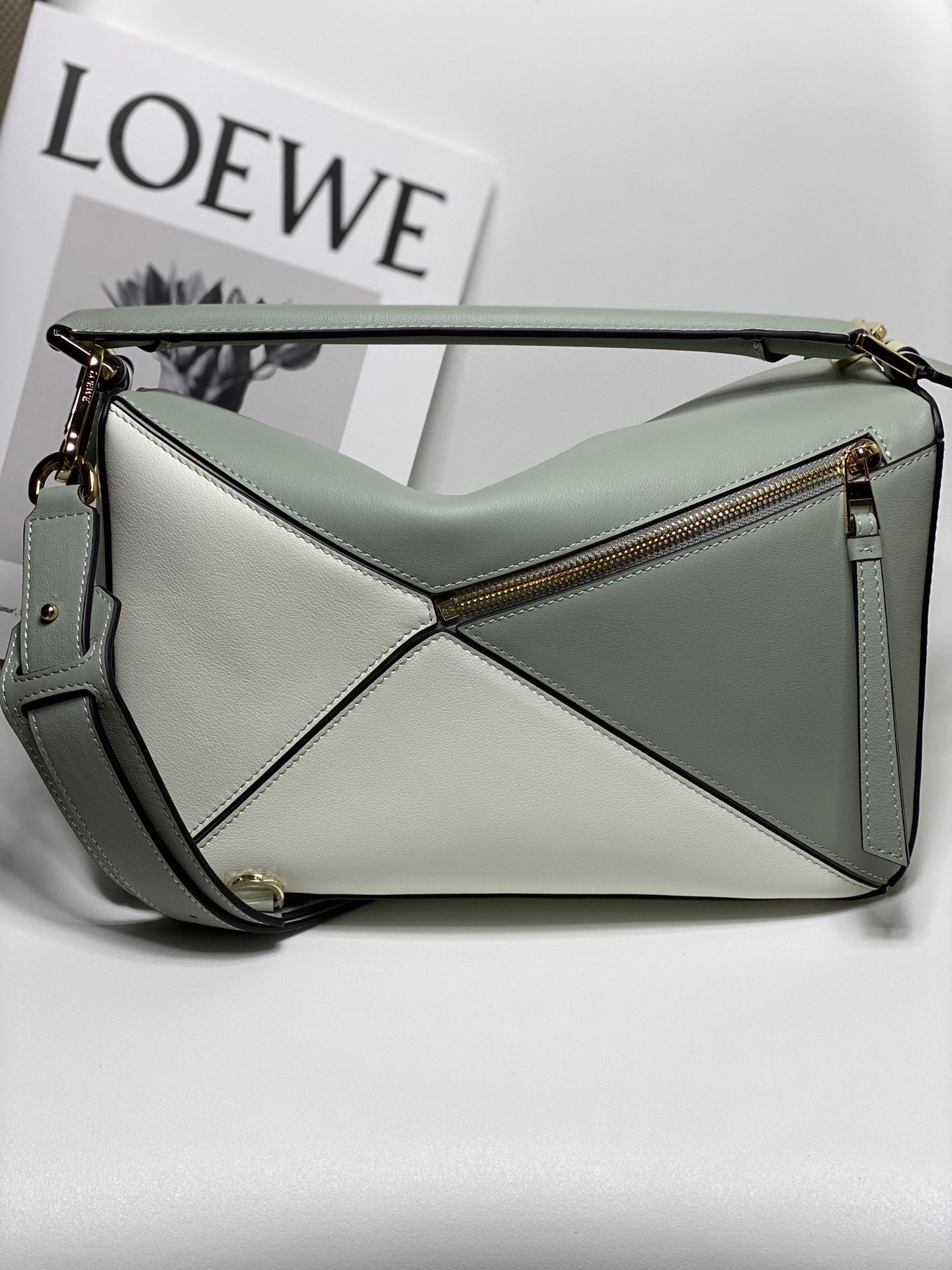 羅L威-Puzzle bag 小牛皮 大號