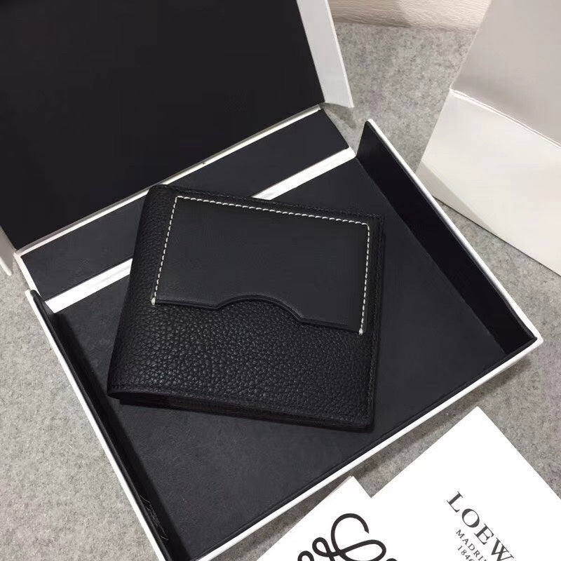 Loewe 男款對折短夾