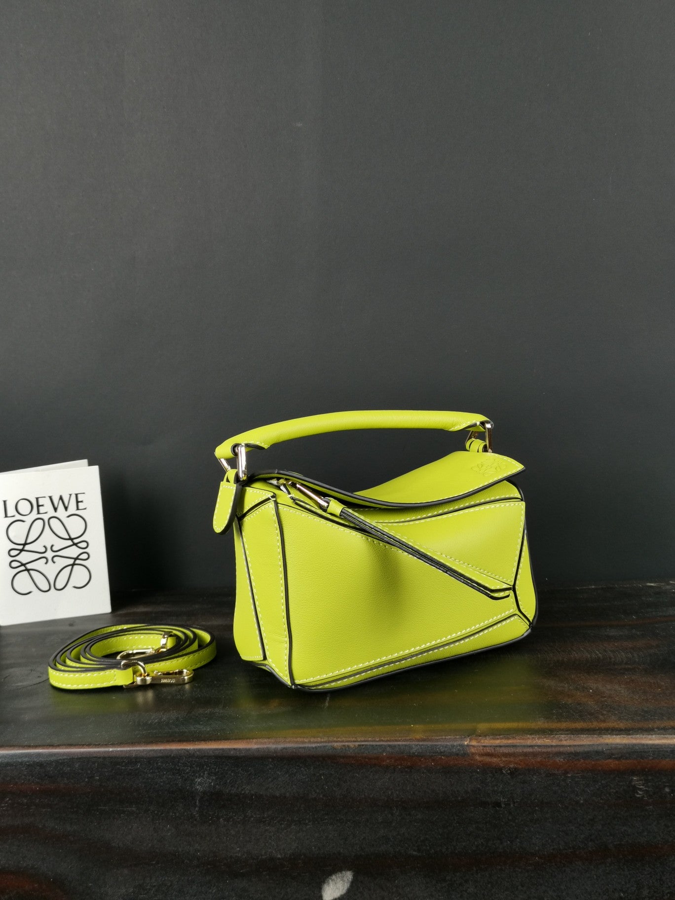 羅L威-Puzzle bag mini 小牛皮