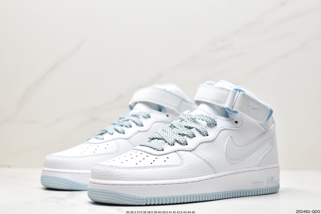 N1KE-Air Force 1 Mid 冰藍空