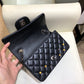 小香家-經典菱格18新系列 CF包 銀鍊 20cm