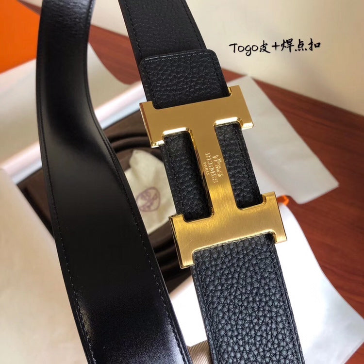 小愛款-深咖皮帶-4.0cm-男款