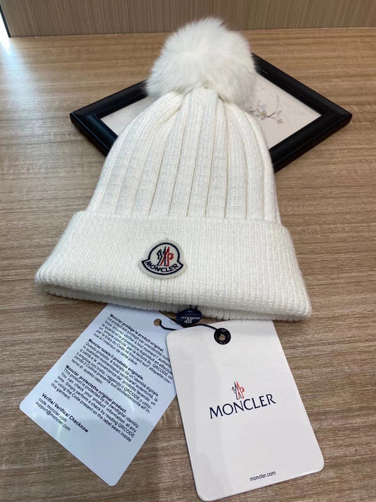Moncler-多色針織毛帽