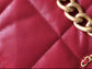 Chanel 19Bag-中號寶石紅