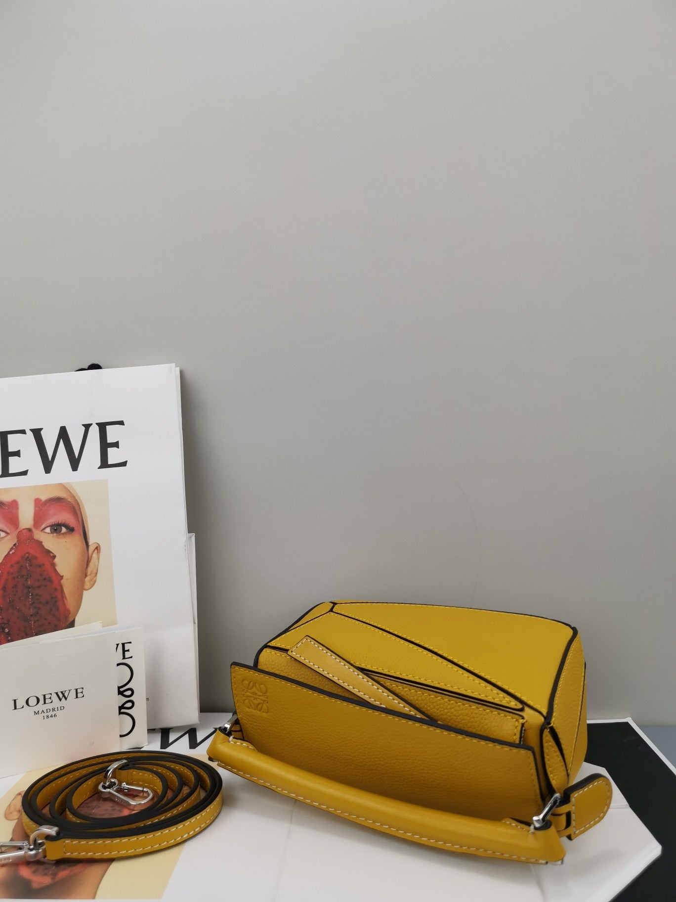 羅L威-Puzzle bag mini 小牛皮