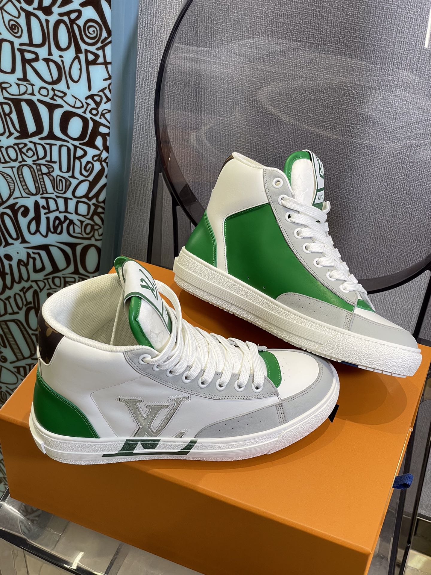 LV鞋-LV Trainer 高筒 休閒鞋