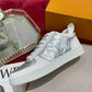 LV鞋-LV TRAINER 低筒 休閒鞋（銀）