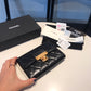 Chanel 油蠟牛皮復古三折中夾