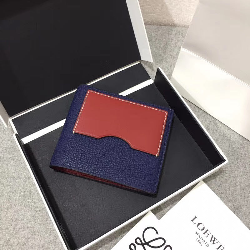 Loewe 男款對折短夾